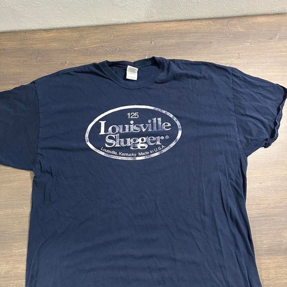Gildan Men's Navy and Blue T-shirt